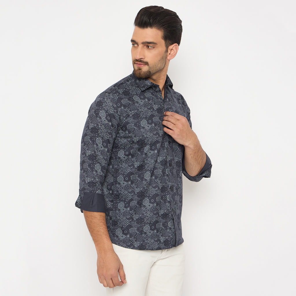 Duke Urban Men Full Sleeve Cotton Shirt (SDO8PRAV)