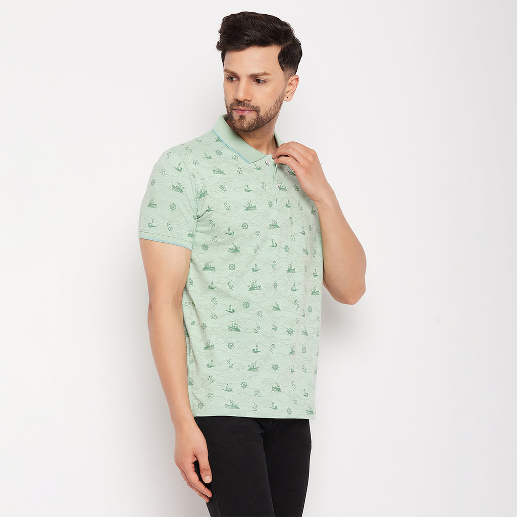 Duke Urban Men Half Sleeve Cotton T-shirt (LF5870)
