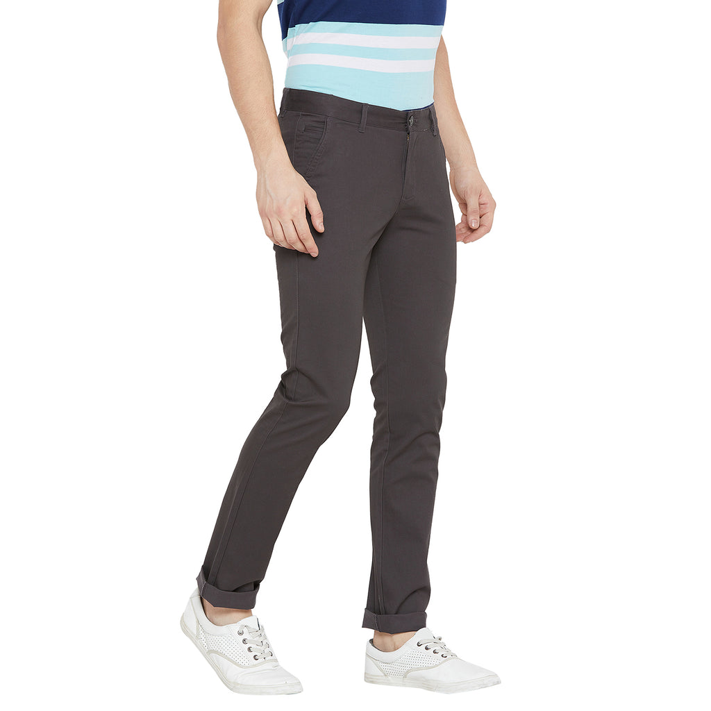 Duke Urban Men Solid Cotton Trousers (SDT4158)