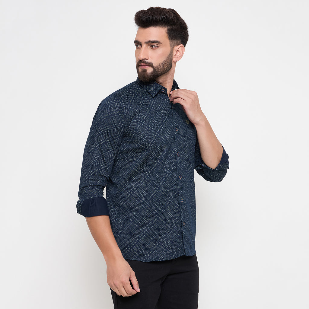 Duke Urban Men Full Sleeve Cotton Shirt (SDO6PRTQ)