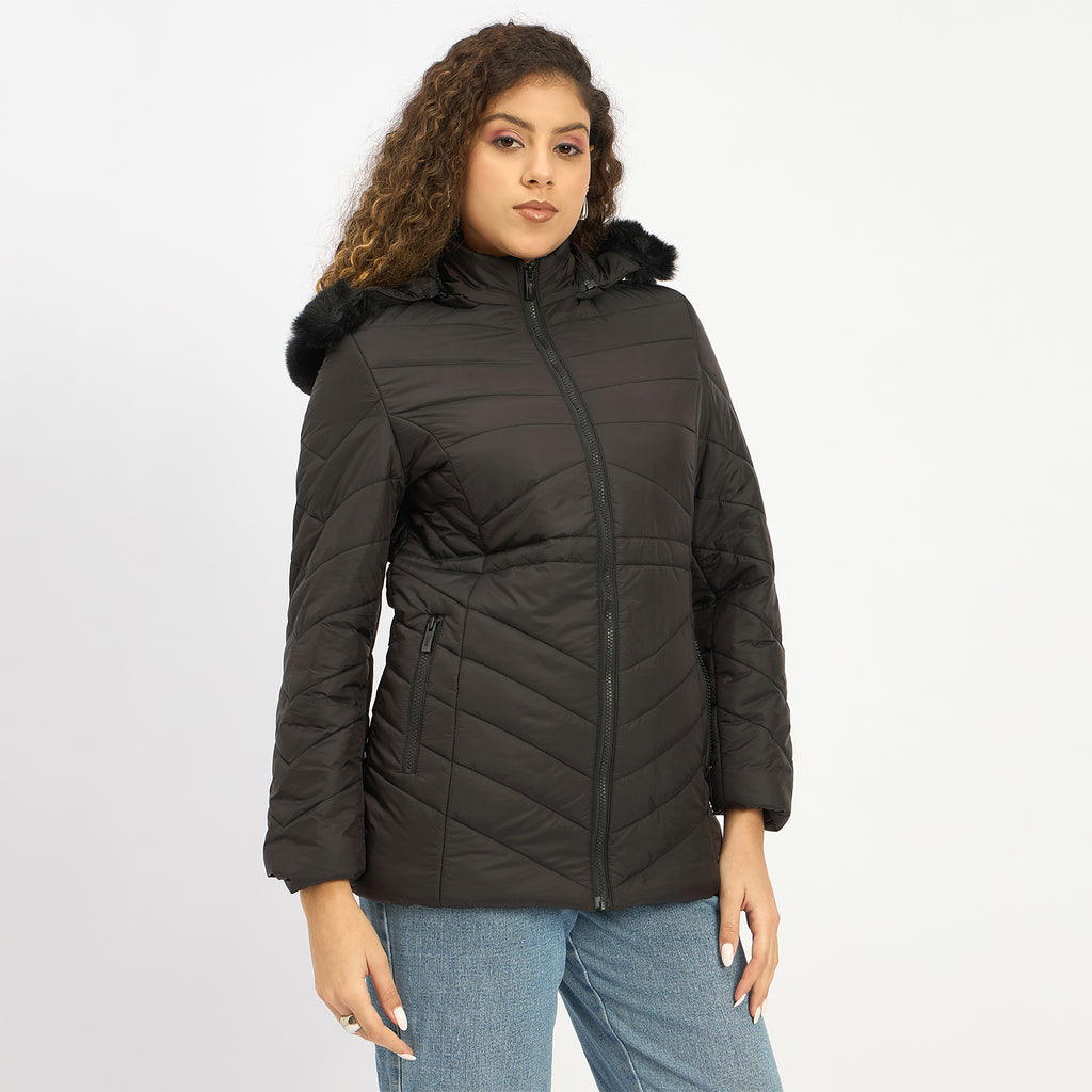 Duke Urban Women Full Sleeve Long Jacket (SDZ4113)