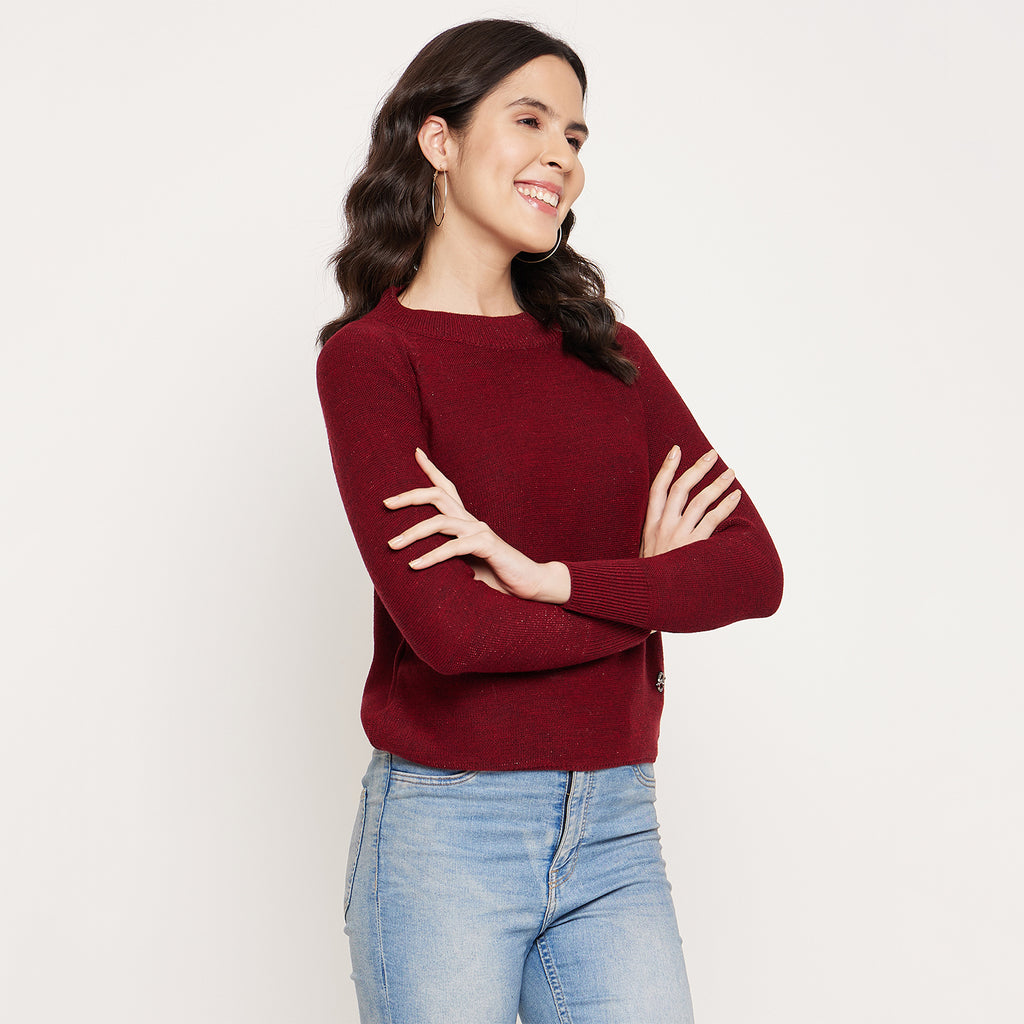 Duke Urban Women Full Sleeve Crop Pullover (SDS1235)