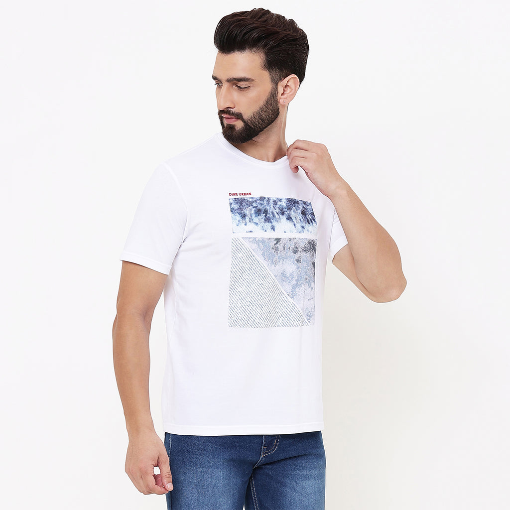 Duke Urban Men Half Sleeve Cotton Tshirt (LF7232)