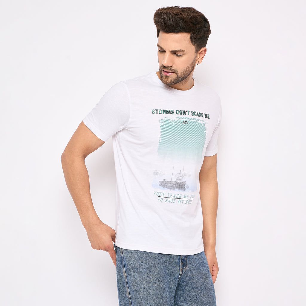 Duke Urban Men Half Sleeve Cotton T-shirt (LF7284)