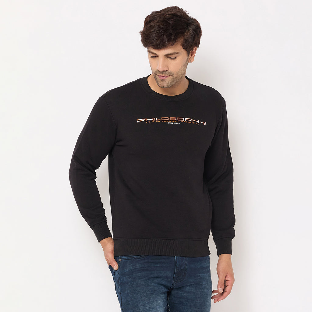 Duke Urban Men Solid Sweatshirt (LF6451)