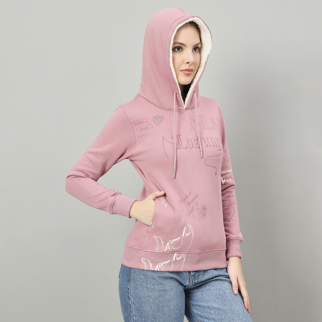 Duke Urban Women Hooded Regular Sweatshirt (LFX962)