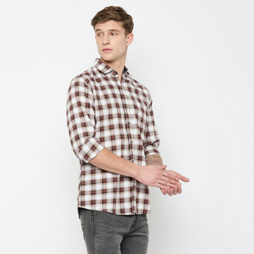 Duke Urban Men Half Sleeve Cotton Shirt (SDO4PRAB)