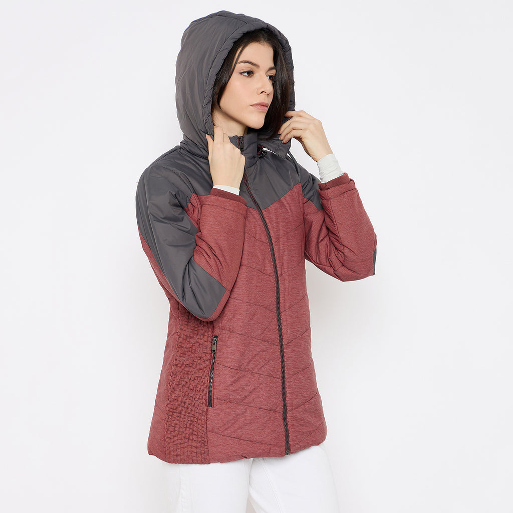 Duke Urban Women Full Sleeve Quilted Jacket (SDZ4064)