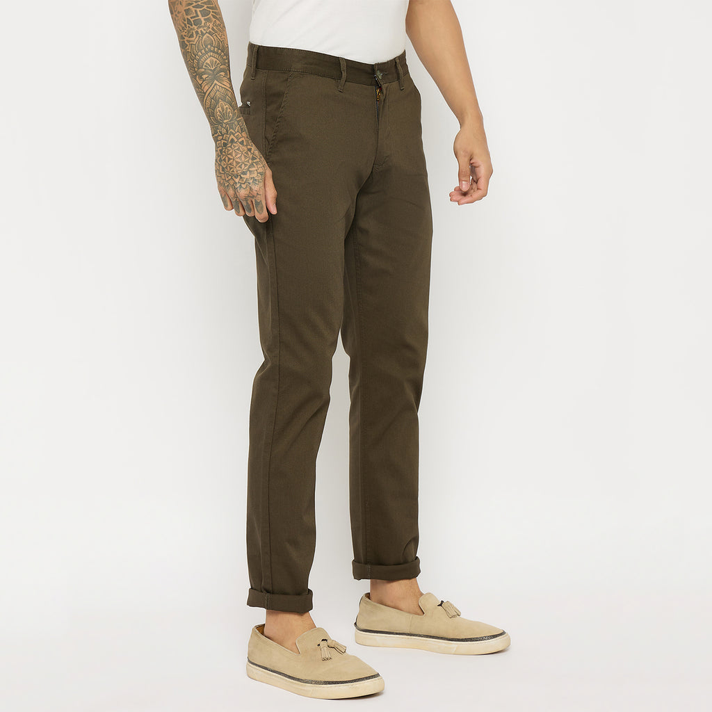 Duke Urban Men Expendable Waist Slim Fit Trousers (SDT4569)