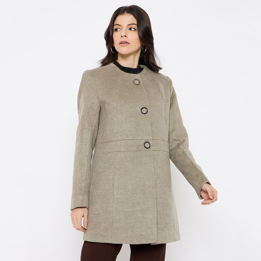 Duke Urban Women Full Sleeve Long Coat (SDZ4170C)