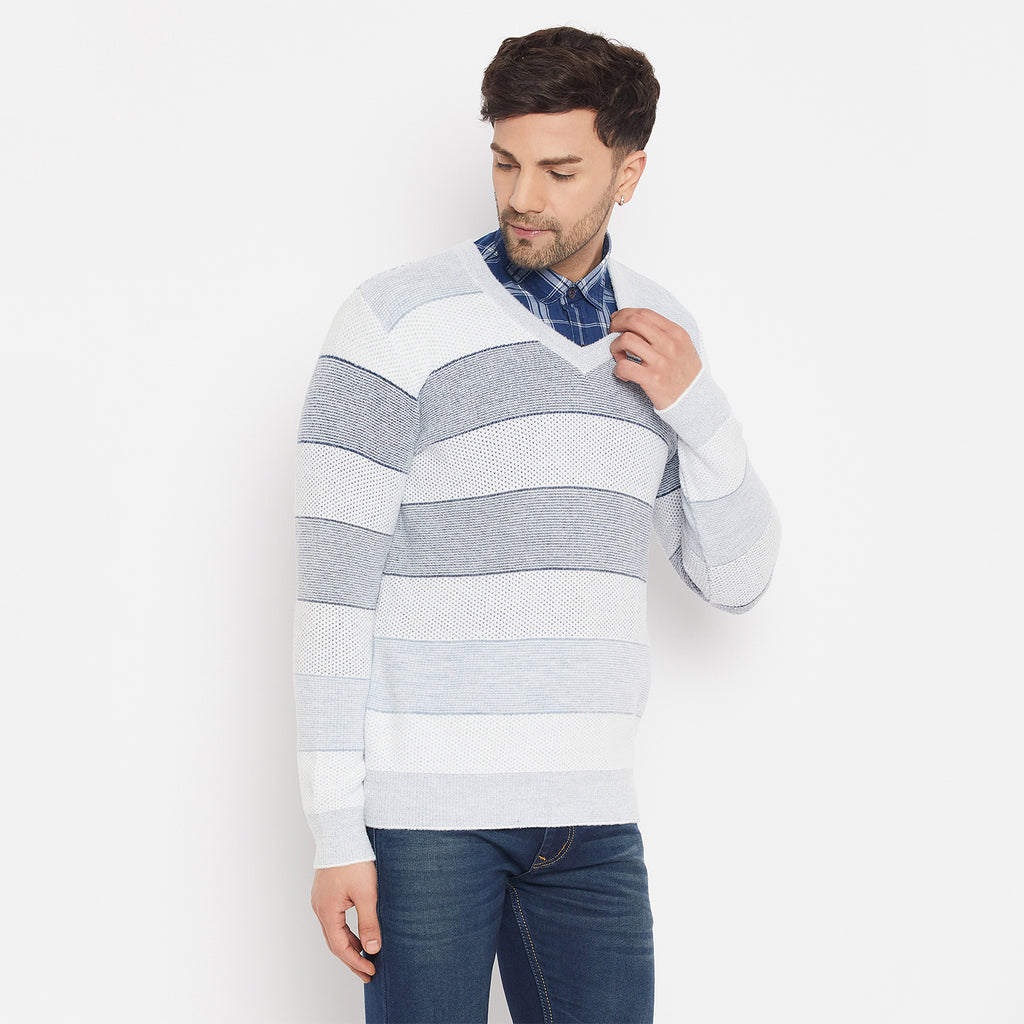 Duke Urban Men Full Sleeve V-Neck Sweater (SDS2128)