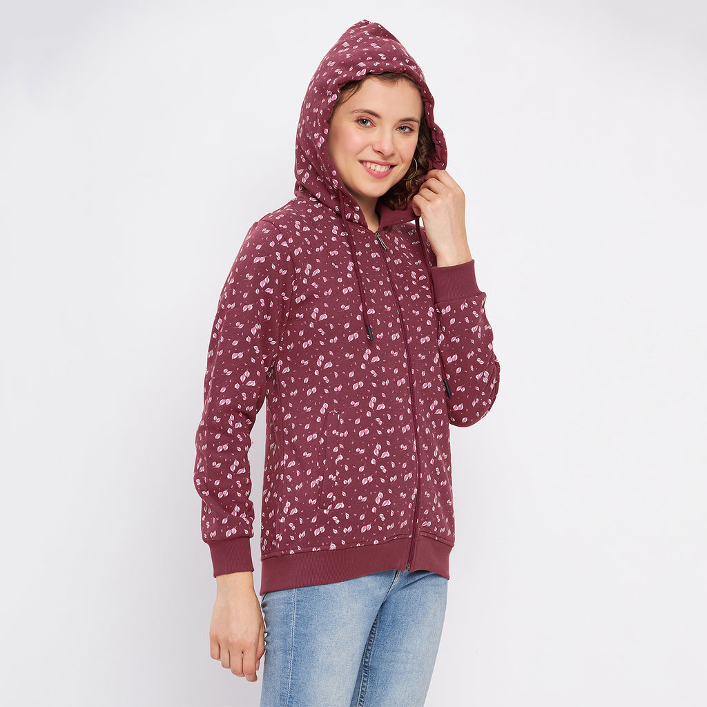 Duke Urban Women Full Sleeve Hooded Sweatshirt (LFX747)