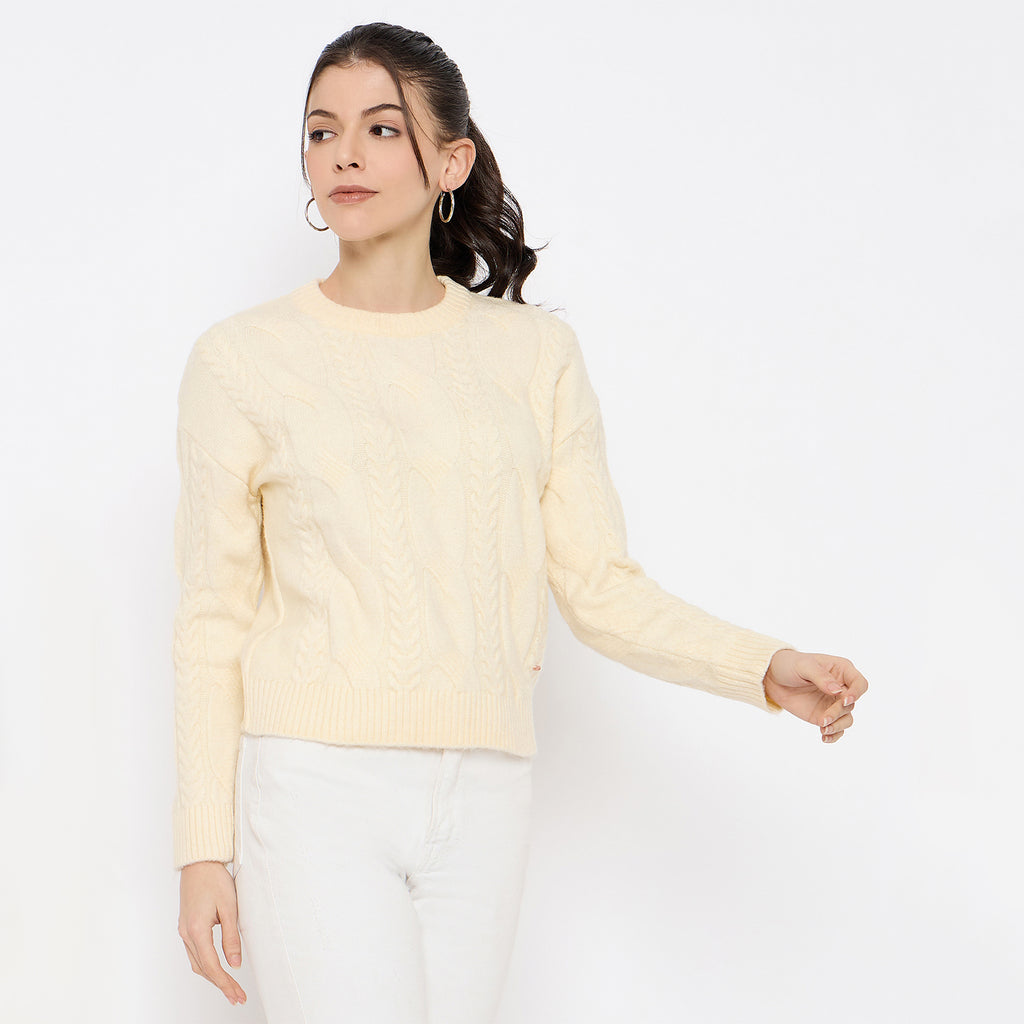 Duke Urban Women Full Sleeve Round Neck Pullover (SDS1369)