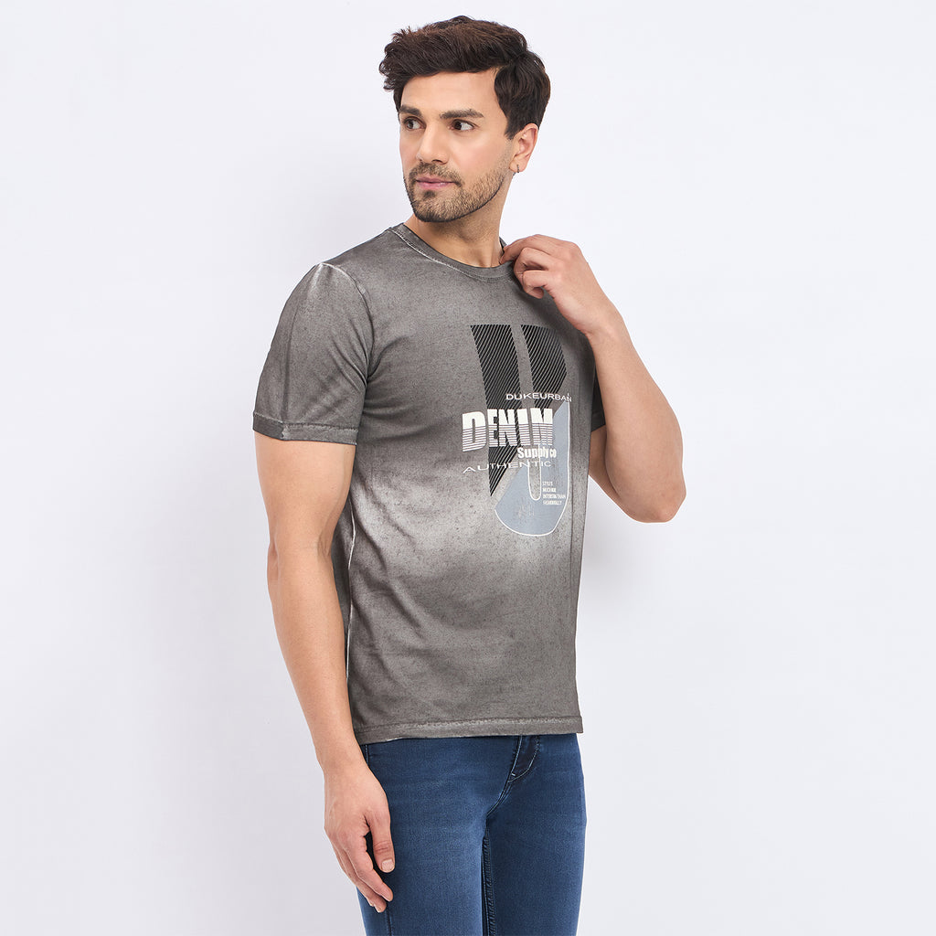 Duke Urban Men Half Sleeve Cotton T-shirt (LF7241)