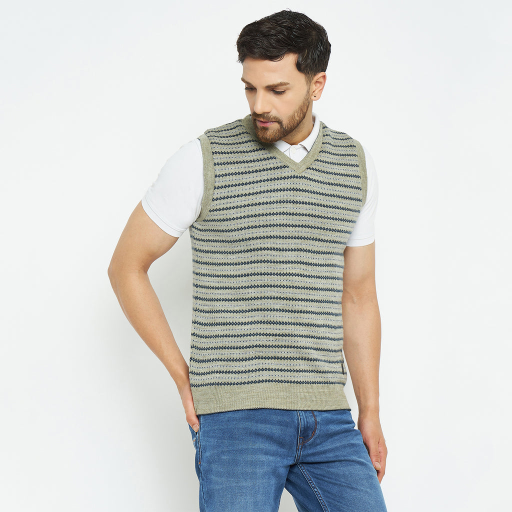 Duke Urban Men Sleeveless Regular Fit Reversible Sweater (SDS2173)