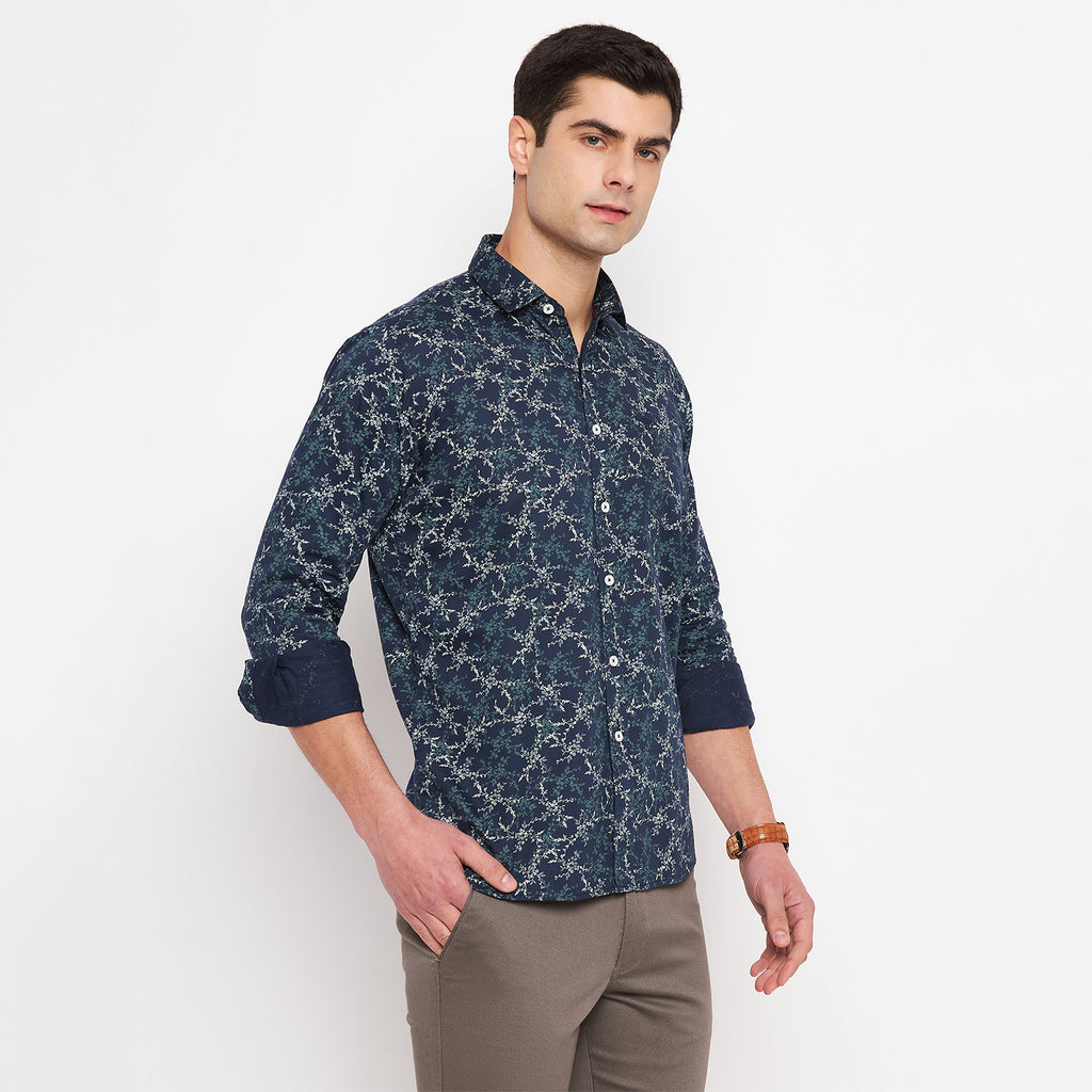 Duke Urban Men Full Sleeve Cotton Shirt (SDO8PRSP)