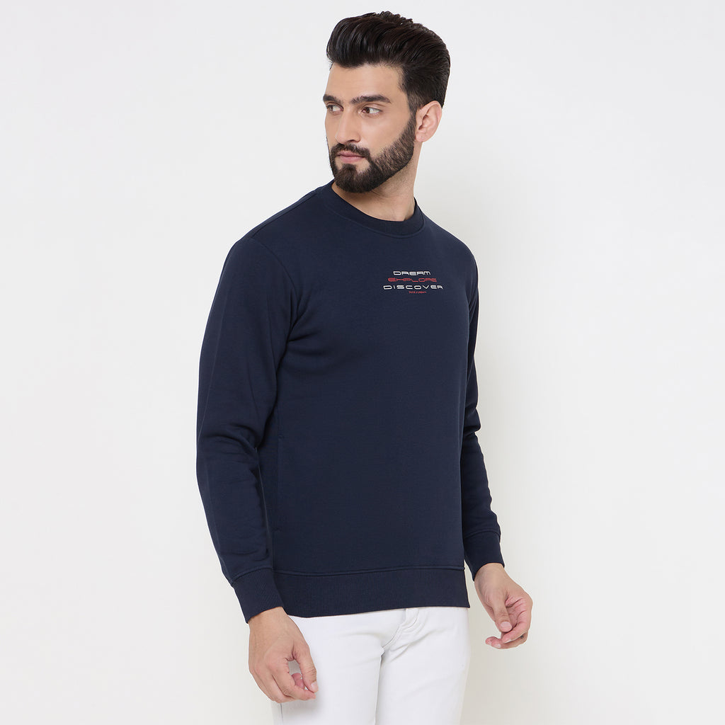 Duke Urban Men Solid Sweatshirt (LF6451)