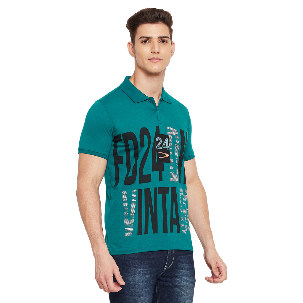 Duke Urban Men Half Sleeve Polo Neck T-Shirt (LQ2423)