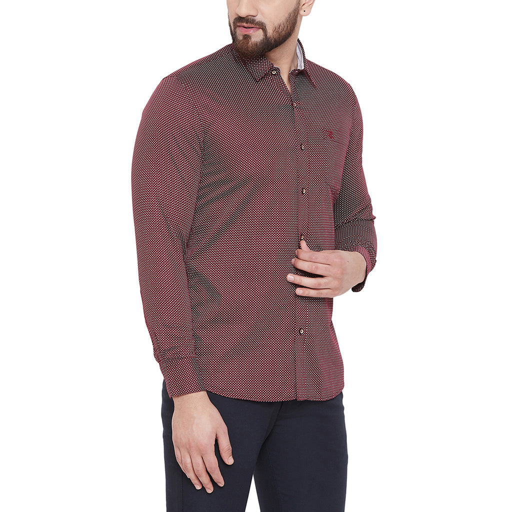 Duke Urban Men Full Sleeve Cotton Shirt (O55BCKQ)
