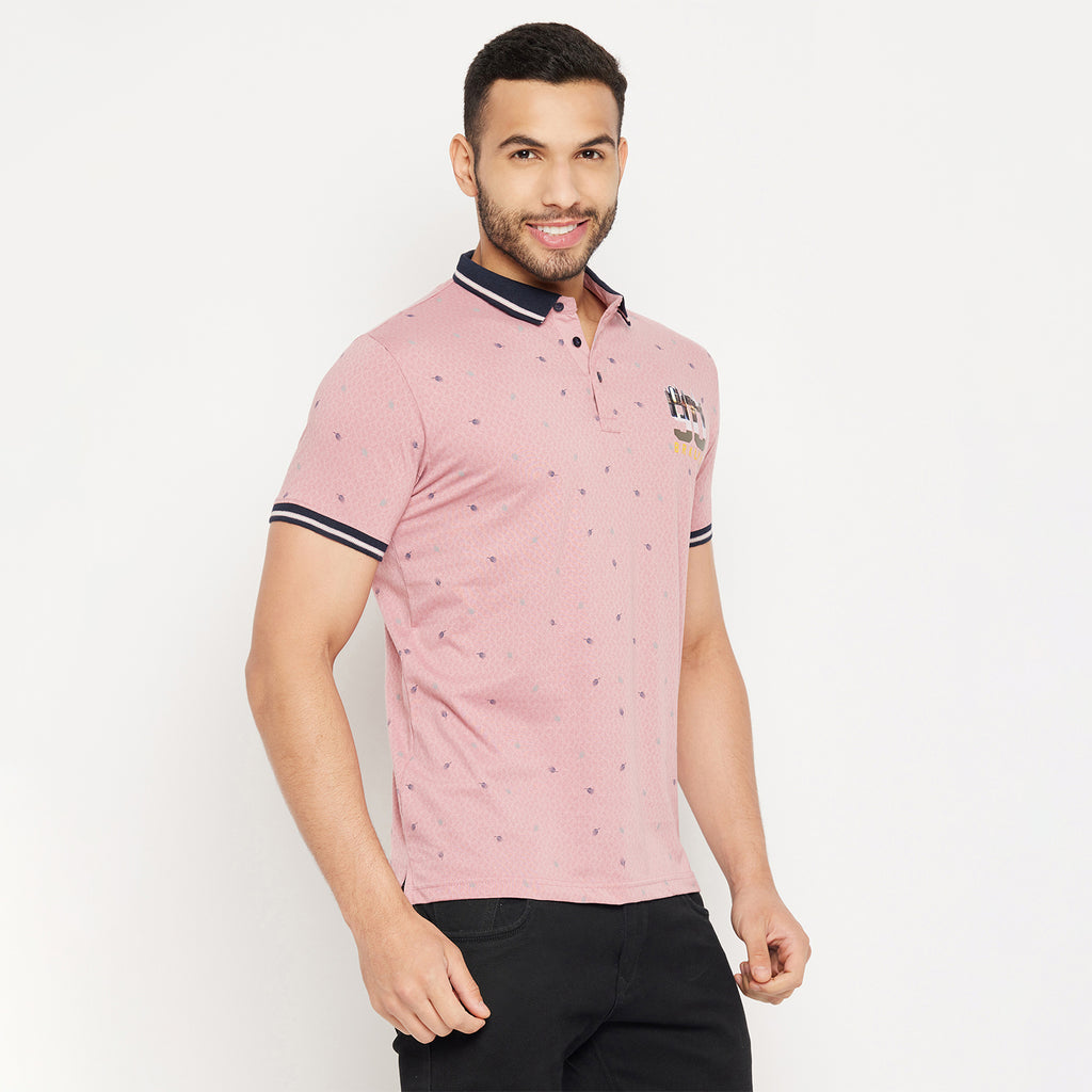 Duke Urban Men Half Sleeve Polo Neck Cotton T-shirt (LF5871)