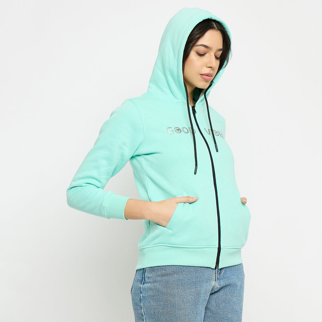 Duke Urban Women Hooded Zipper Sweatshirt (LFX925)