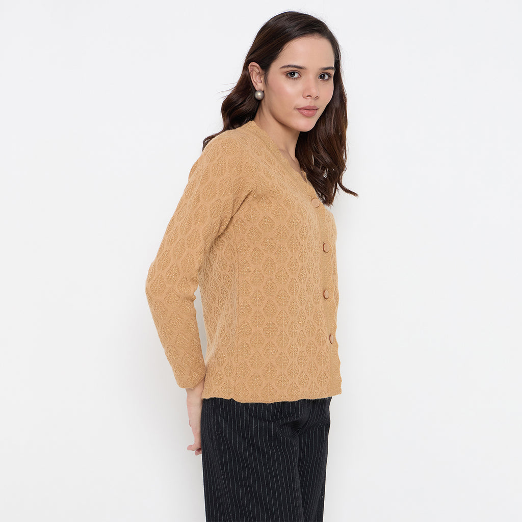 Duke Urban Women Full Sleeve Front Open Sweater (SDS1340)