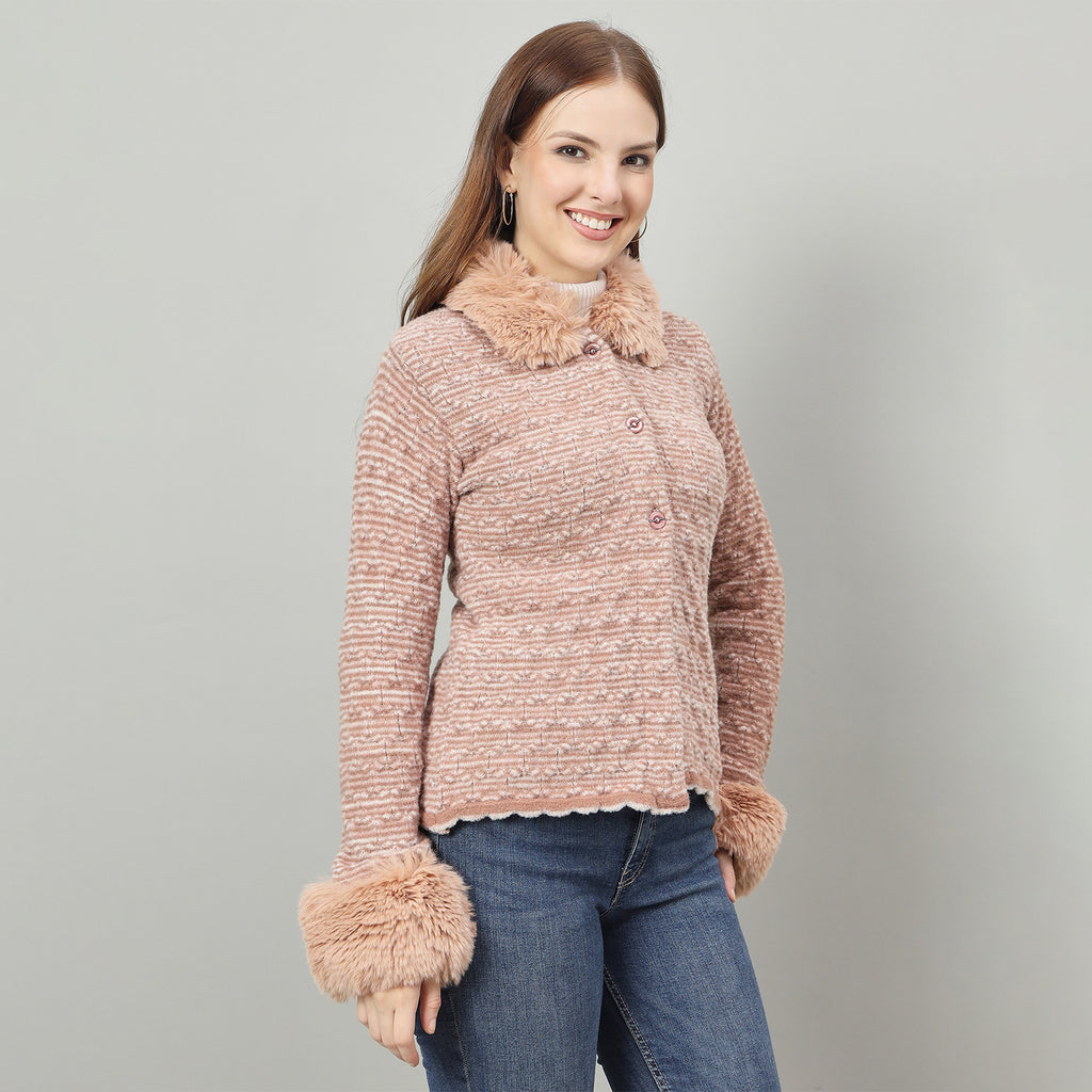 Duke Urban Women Front Open Short Sweater (SDS1308A)