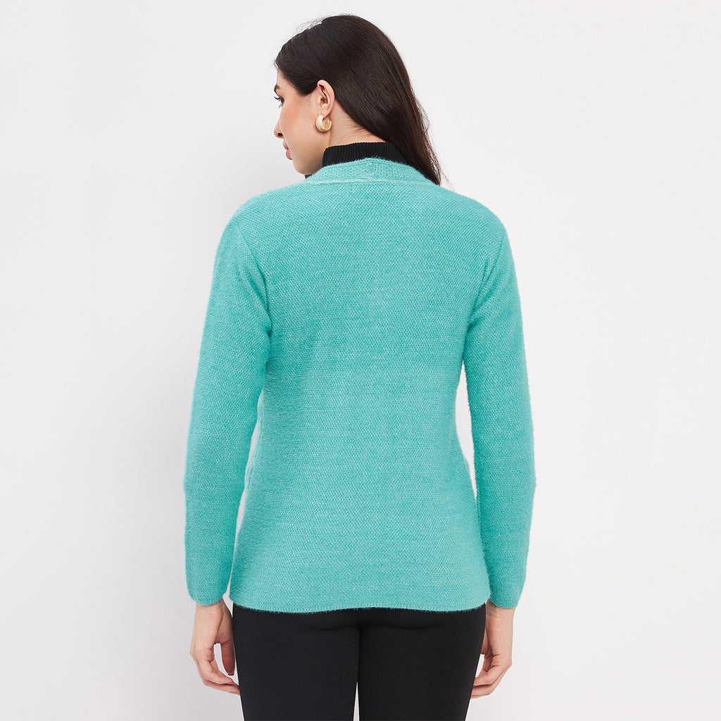 Duke Urban Women Full Sleeve Self Design Cardigan (LQS9725)