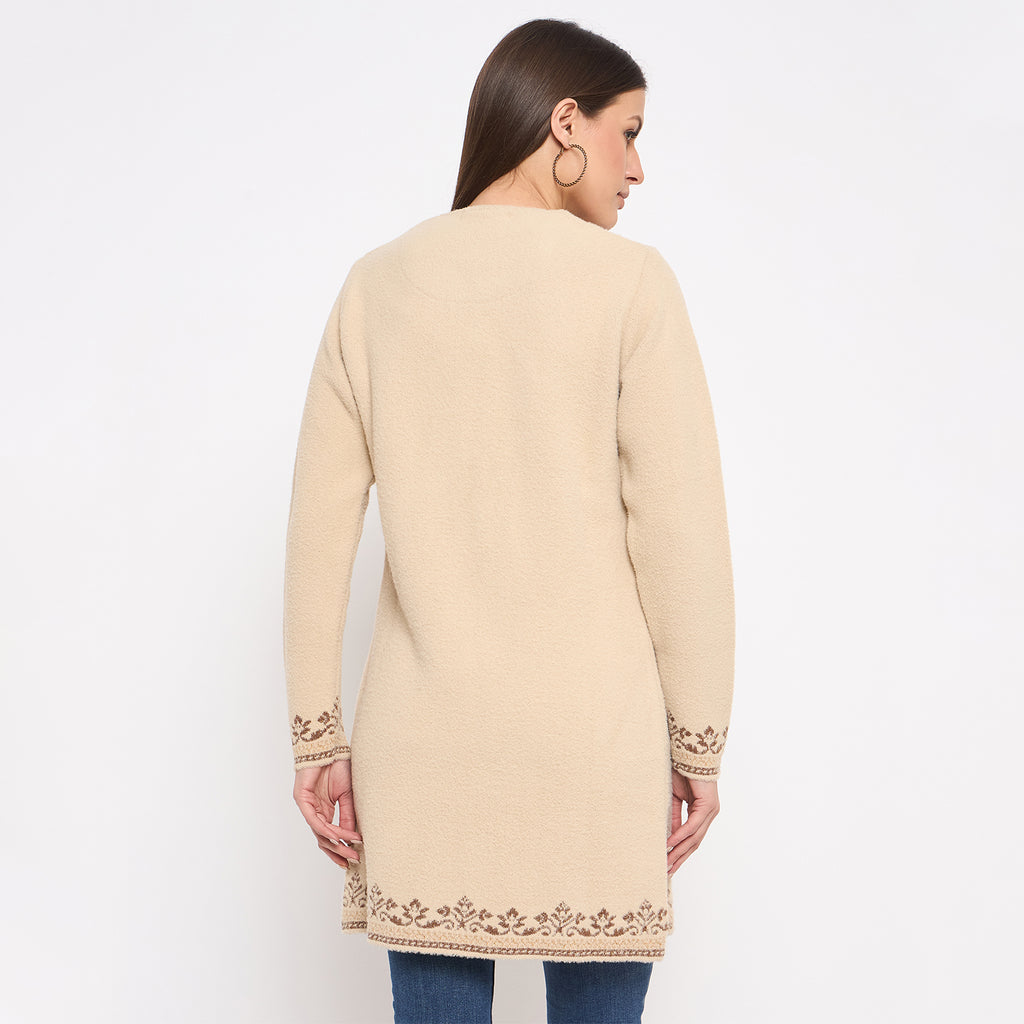 Duke Urban Women Full Sleeve Round Neck Shrug (SDS1258)