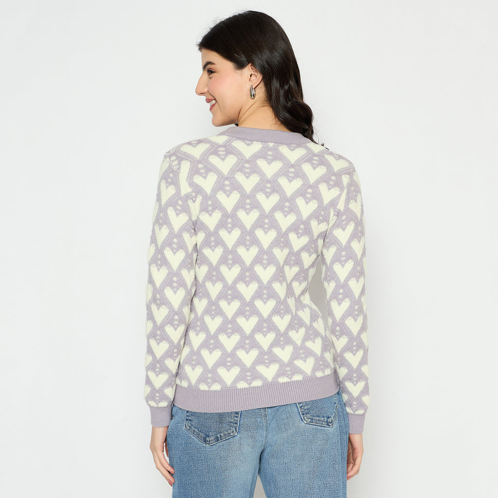 Duke Urban Women Full Sleeve Round Neck Pullover (SDS1395)