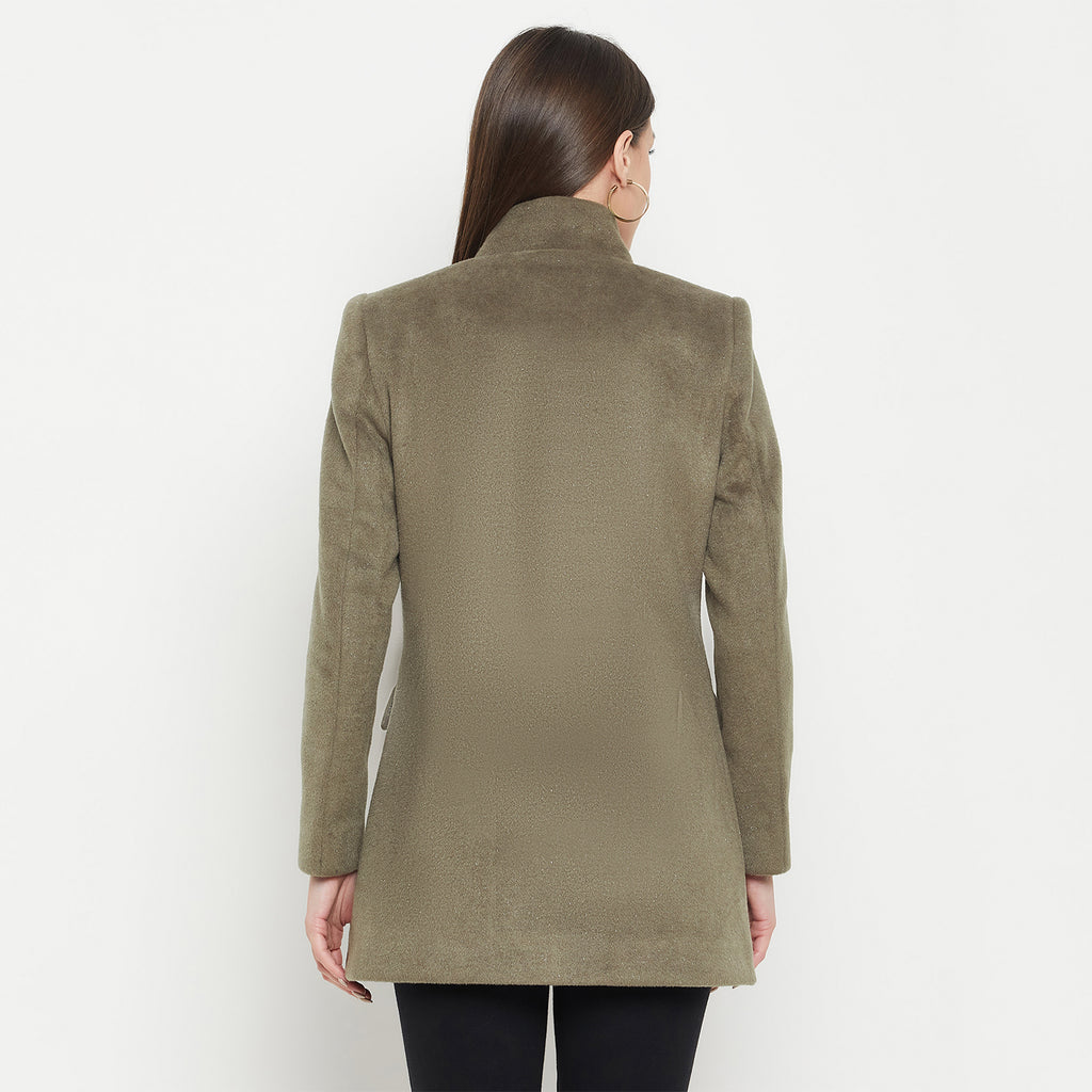 Duke Urban Women Full Sleeve Long Coat (SDZ4105)