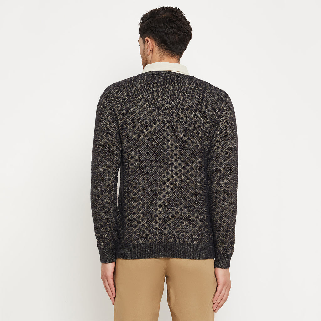 Duke Urban Men Full Sleeve V Neck Sweater (SDS2130)