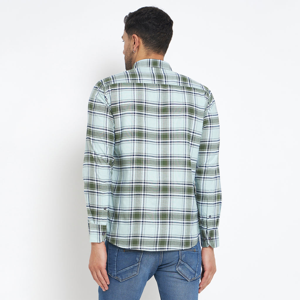 Duke Urban Men Full Sleeve Checkered Cotton Shirt (SDO8CKJ)
