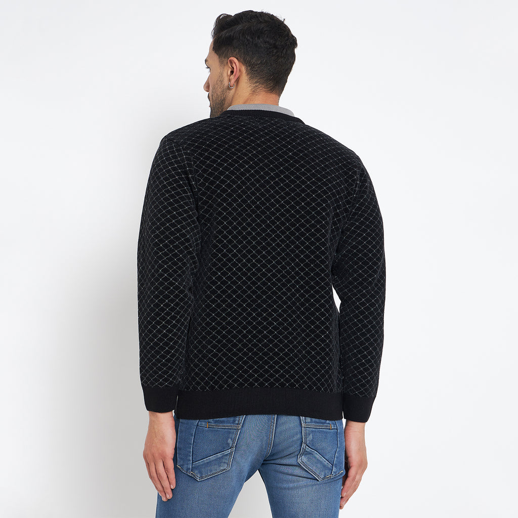 Duke Urban Men Full Sleeve V Neck Pullover (SDS2139)