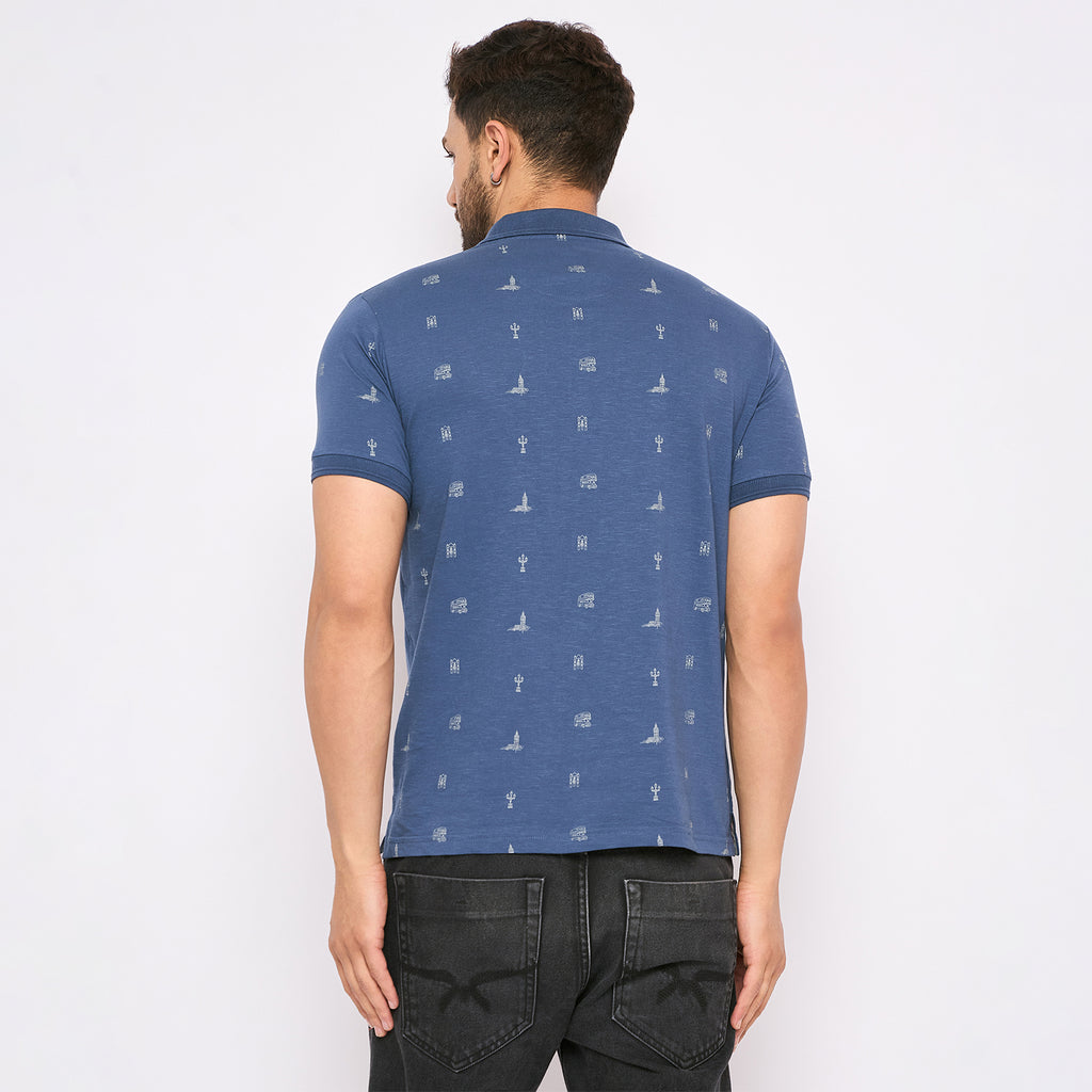 Duke Urban Men Half Sleeve Cotton T-shirt (LF5837)