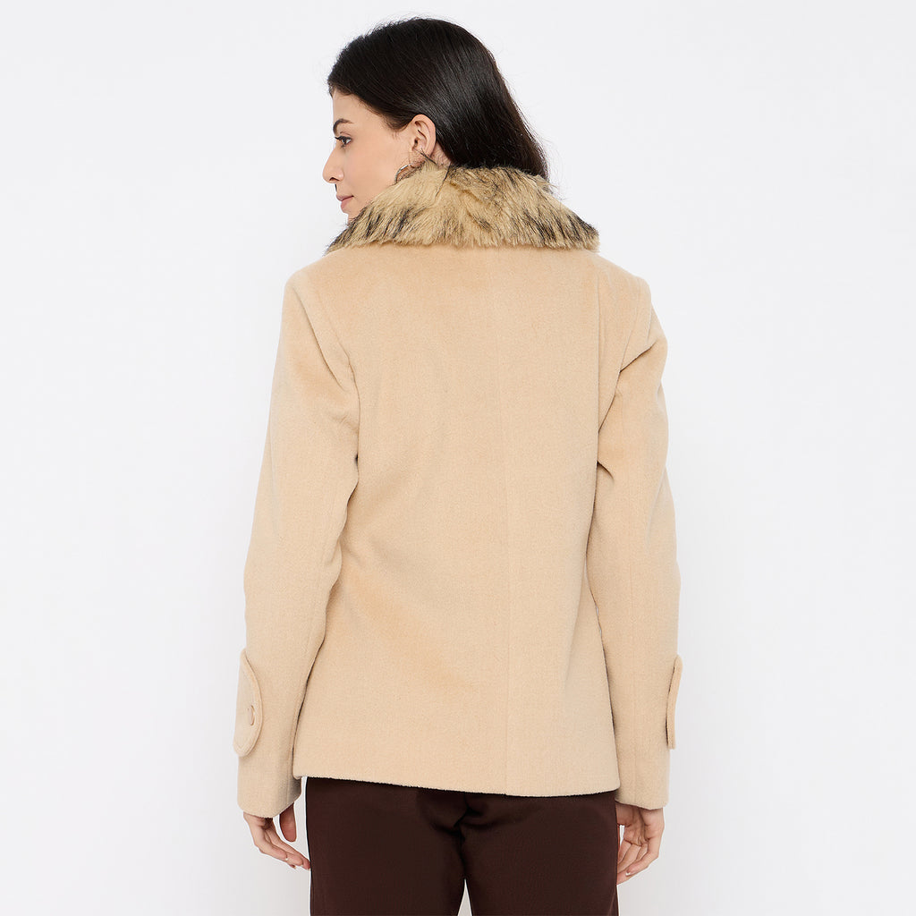 Duke Urban Women Full Sleeve Long Coat (SDZ4177C)