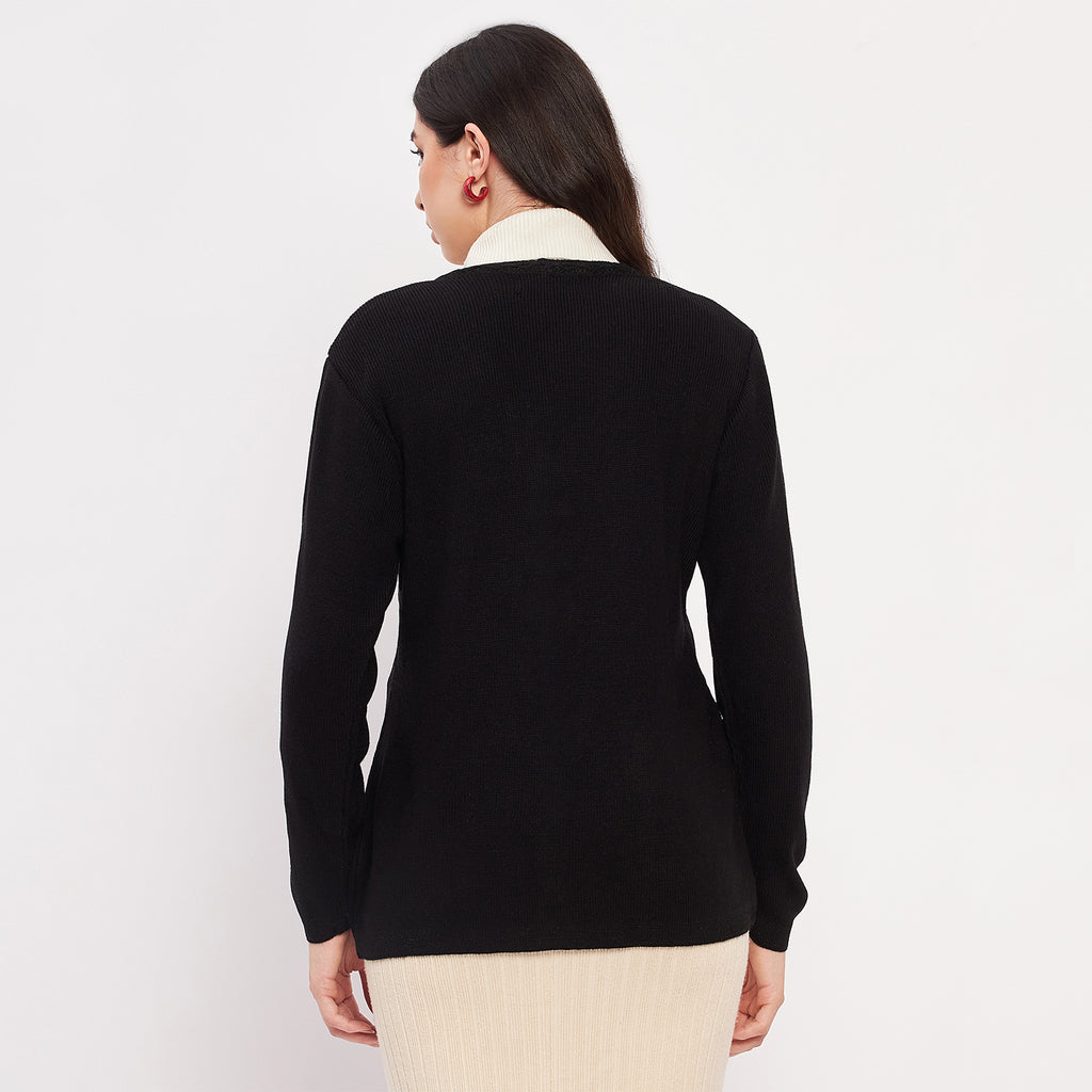 Duke Urban Women Full Sleeve Solid Cardigan (LQS9612)