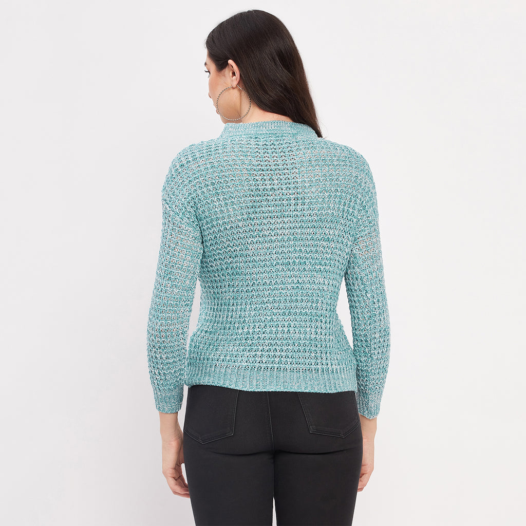 Duke Urban Women Full Sleeve Self Design Sweater (SDS1001)