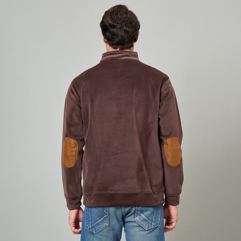 Duke Urban Men Half Zip Regular High Neck Sweater (LF6379)