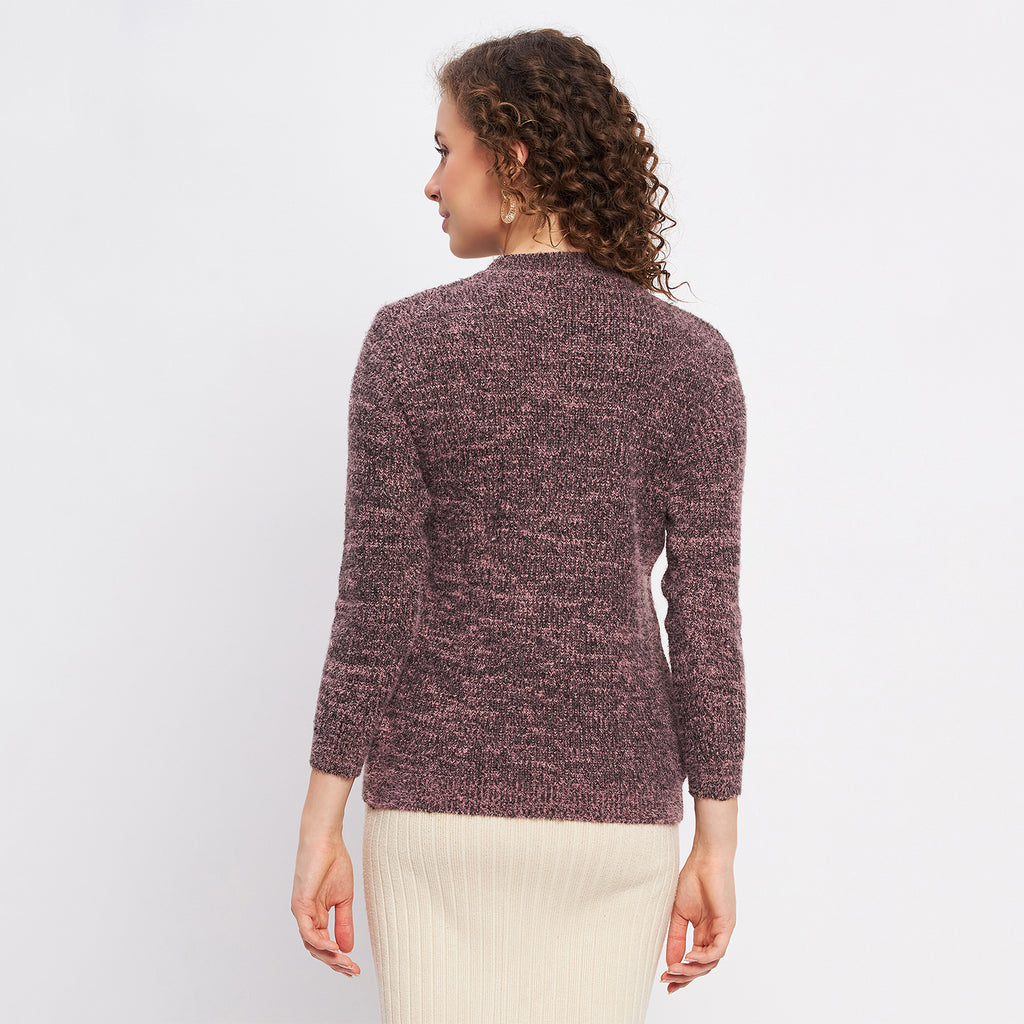 Duke Urban Women Full Sleeve Self Design Sweater (LQS9772)