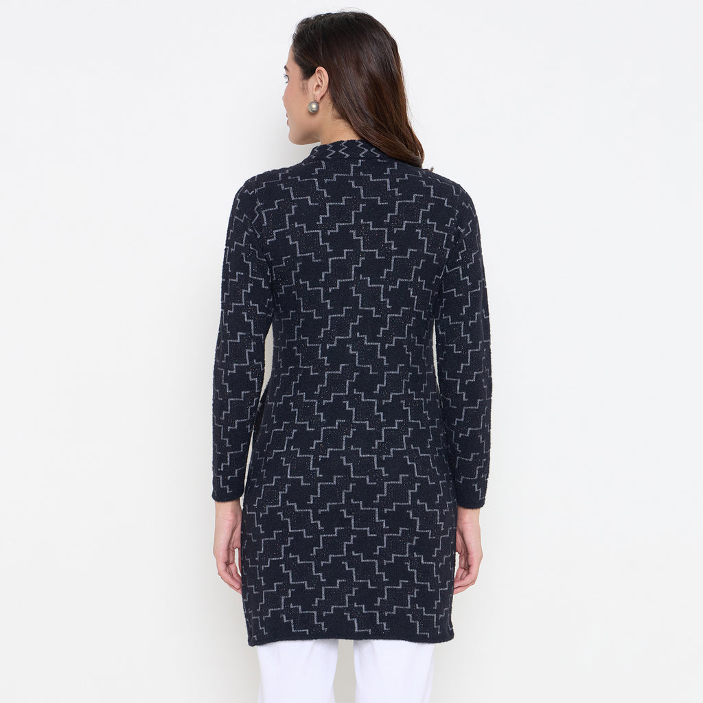 Duke Urban Women Full Sleeve Long Coat Type Sweater (SDS1312)