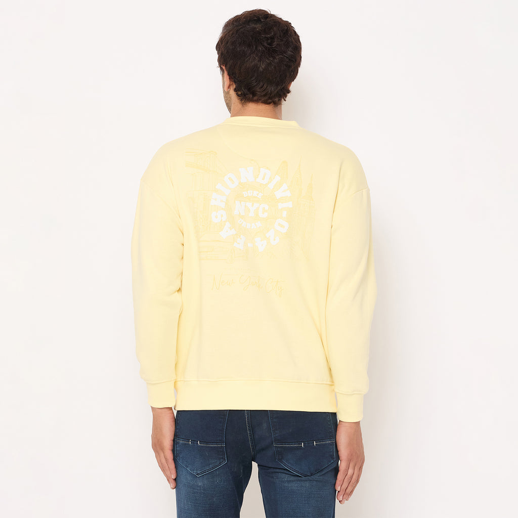 Duke Urban Men Solid Sweatshirt (LF6453)