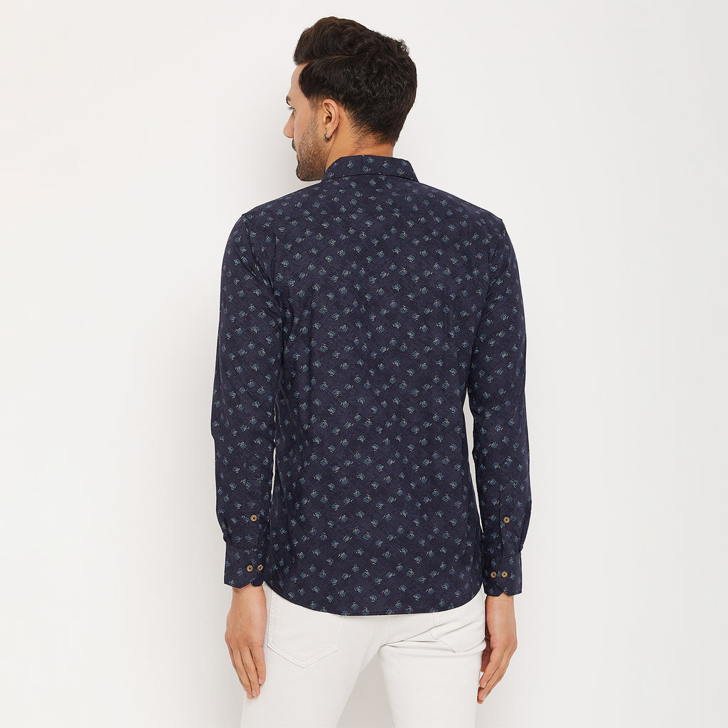Duke Urban Men Full Sleeve Cotton Shirt (SDO8PRSB)