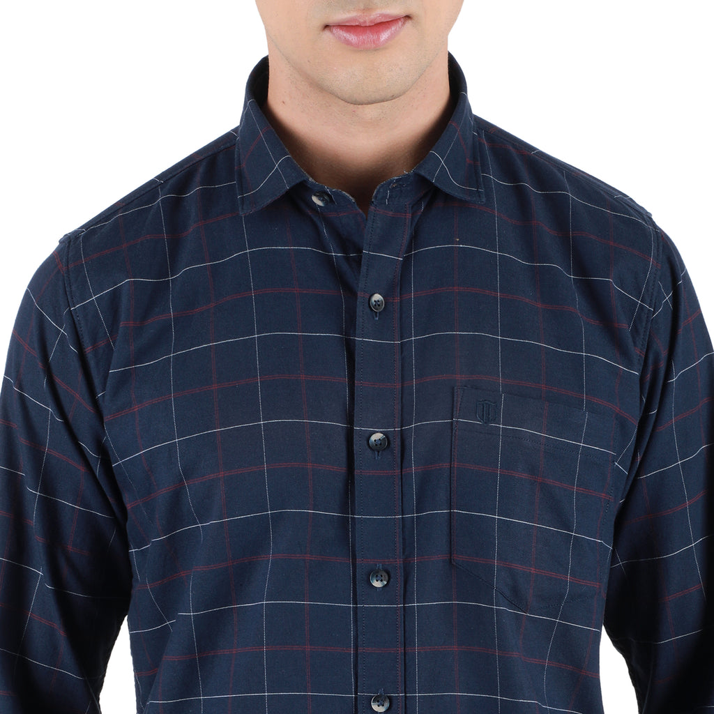 Duke Urban Men Full Sleeve Cotton Shirt (SDO8CKOD)
