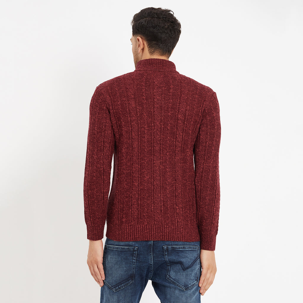Duke Urban Men Full Sleeve Button Placket Sweater (SDS2004)