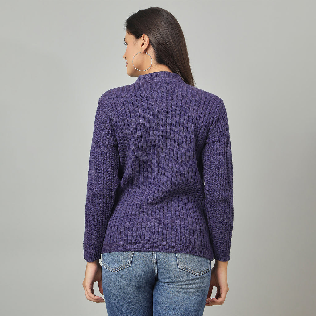 Duke Urban Women Front Open Regular Sweater (SDS1341)