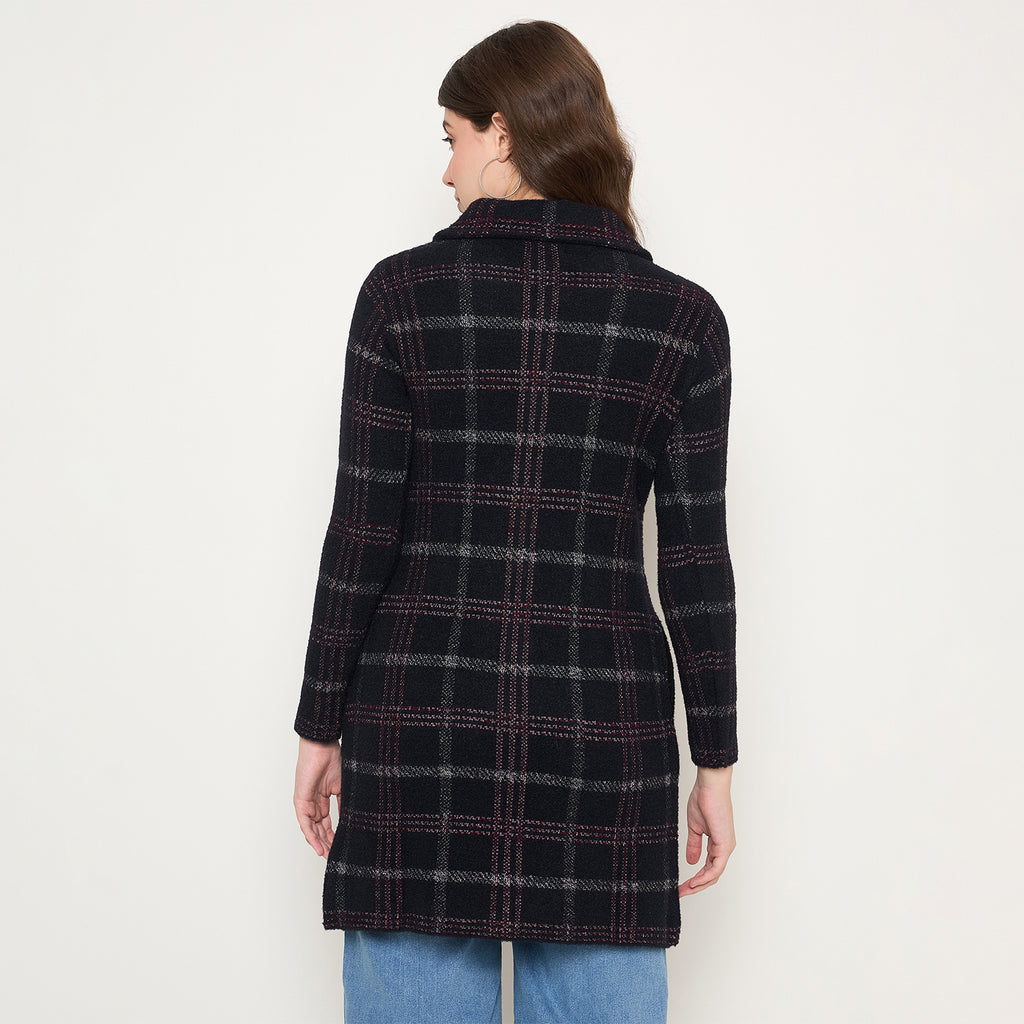 Duke Urban Women Full Sleeve Long Coat Style Sweater (SDS1297)