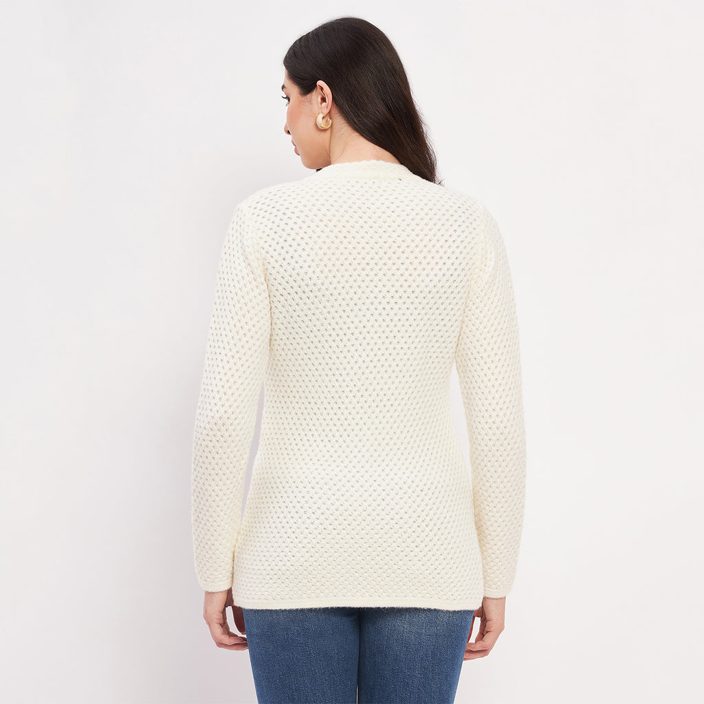 Duke Urban Women Full Sleeve Self Design Cardigan (SDS1135)