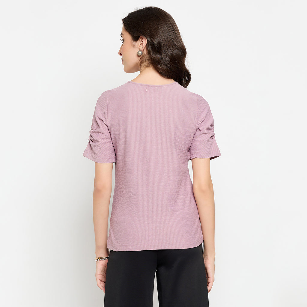 Duke Urban Half Sleeve Square Neck Lady Top (LFX3283)
