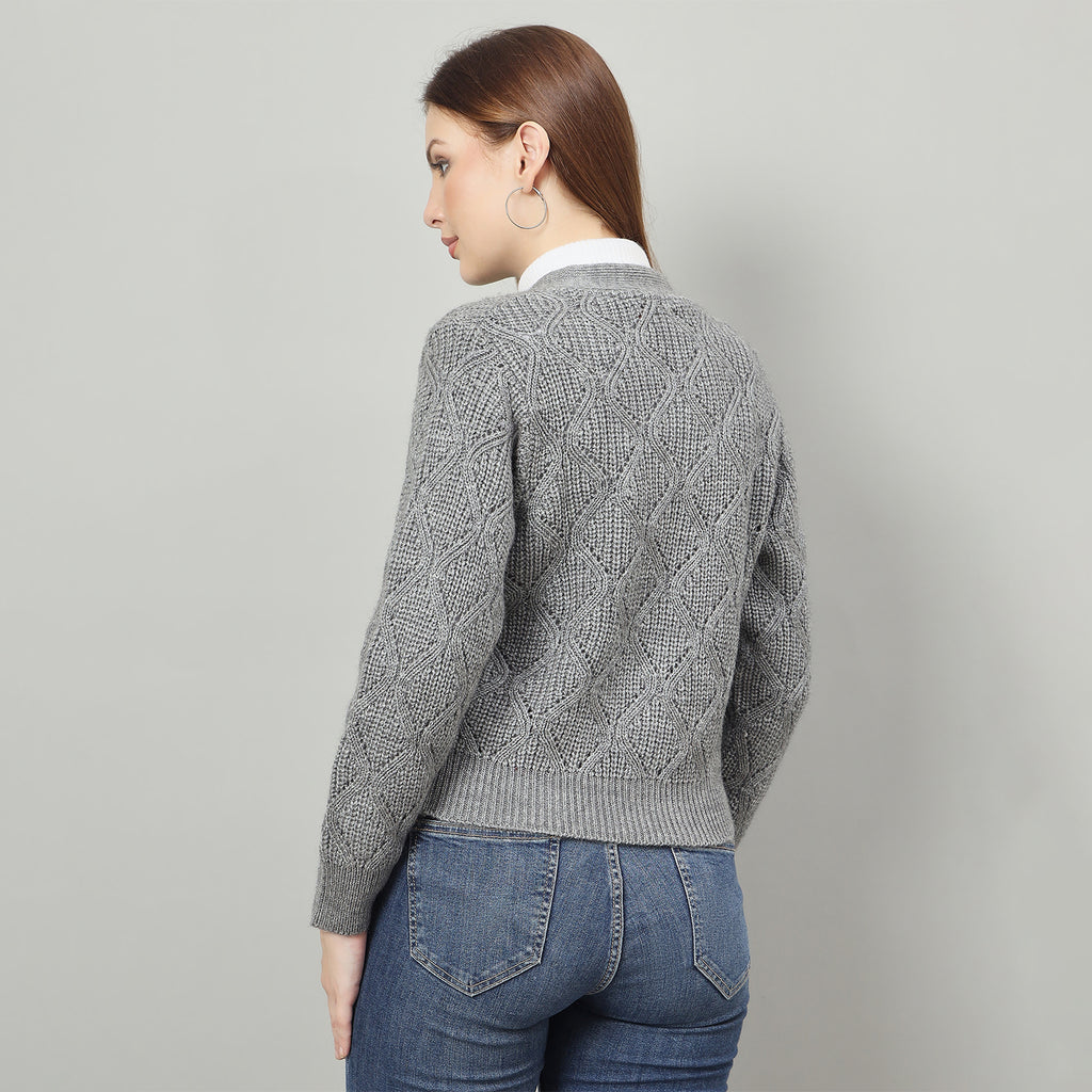 Duke Urban Women Front Open Crop Cardigan (SDS1345)